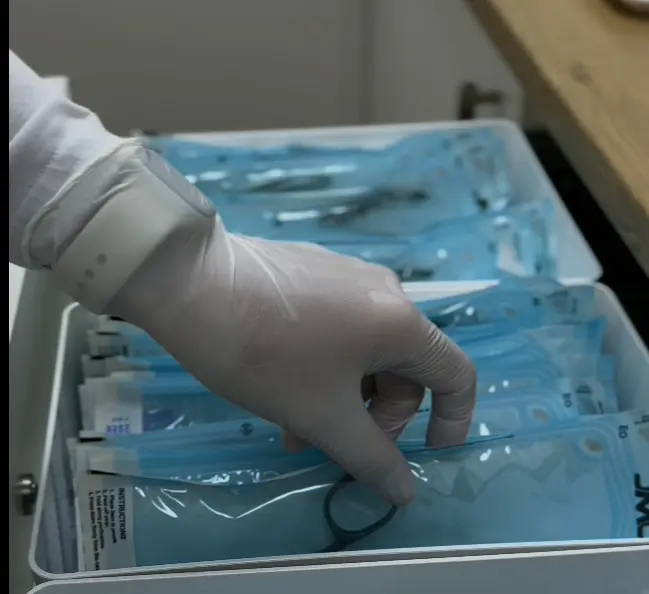 Private sterile foot care solution room at Medical Pedicure Center in Rockville