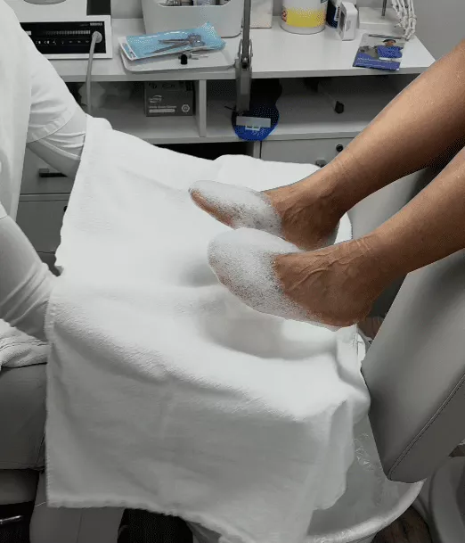 Advanced e-file and sterile tools used for specialized foot care